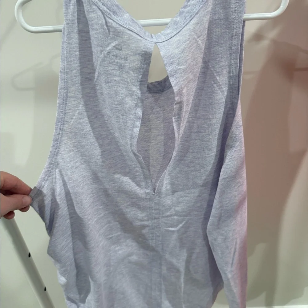 Nike Lilac Performance Racerback Tank Top - Picture 2 of 4